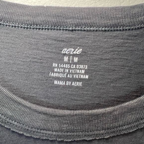 Aerie Women's Classic Graphic Tshirt Gray Distressed Because I Said So Sz Medium - Picture 3 of 12
